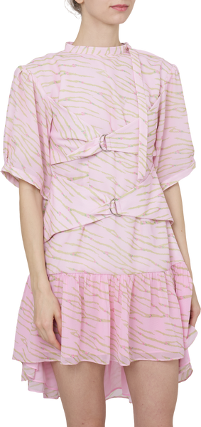 PINK ZEBRA DRESS
