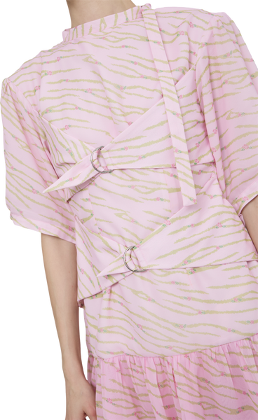PINK ZEBRA DRESS
