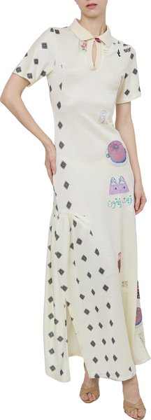 MAQLOUBA KNITTED DRESS