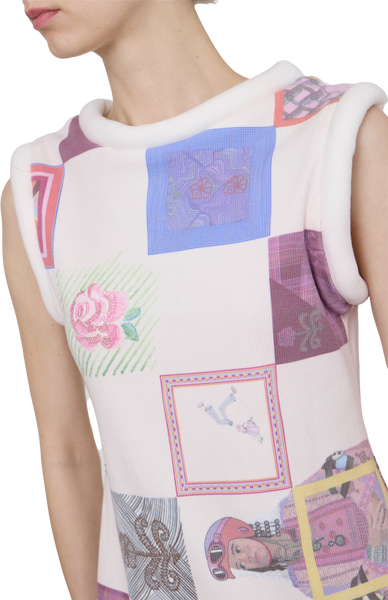 MOSAIC RIBBED JERSEY