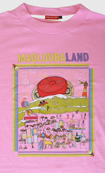 MAQLOUBA LAND TEE (YELLOW FRAME)