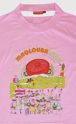 MAQLOUBA LAND TEE (ORANGE TITLE)