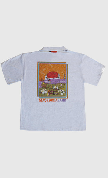 REEMAMI SMILY & MAQLOUBA LAND TEE (BACK)