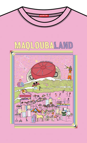 MAQLOUBA LAND TEE (YELLOW FRAME)