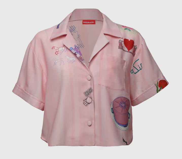 GHAZAL AL BANAT SILK SHIRT