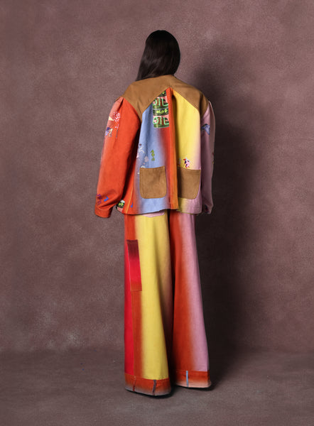 BLUR SUEDE JACKET