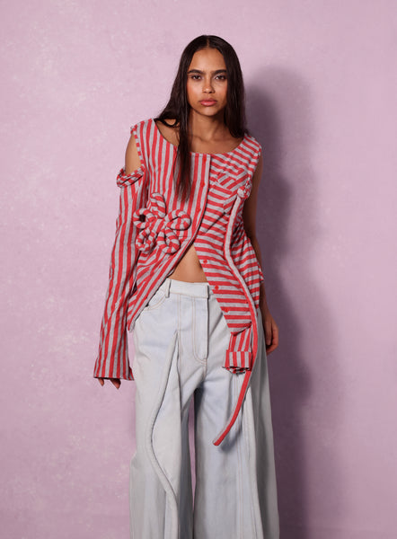 RED ANEMONE CARDIGAN